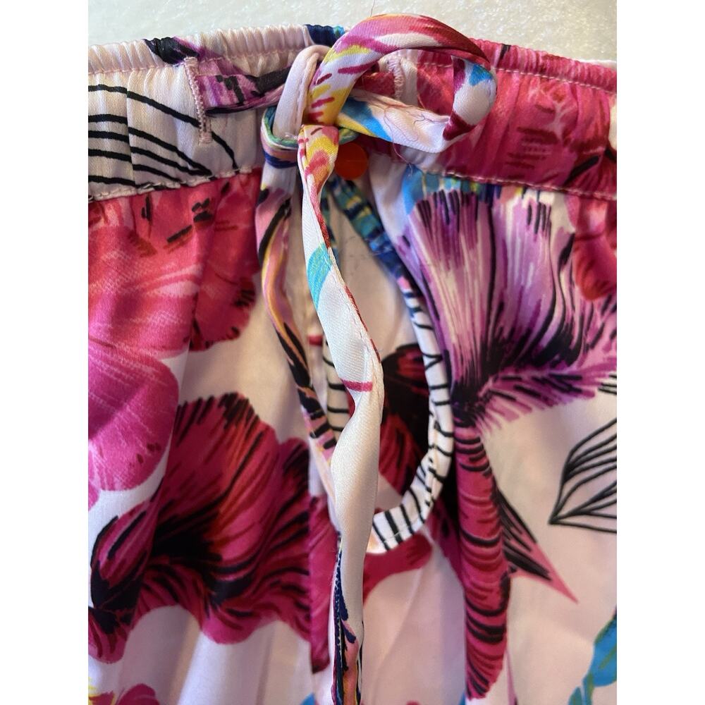 NEW! Cynthia Rowley Floral Robe & Pajama Set / LARGE - Picture 6 of 6